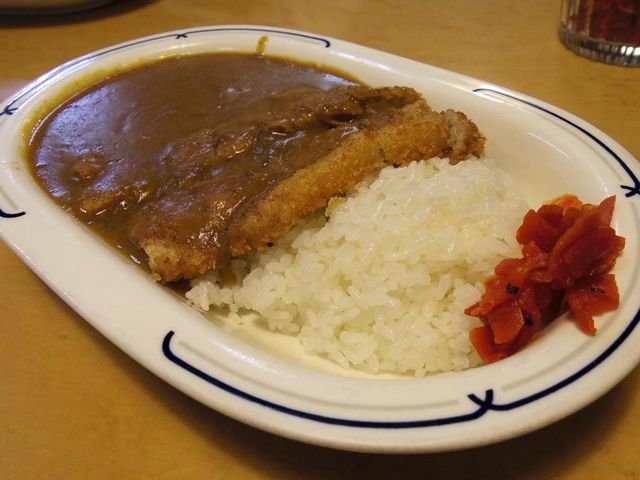 カツカレー_カレーと喫茶 でん