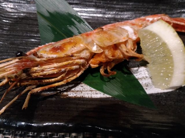 ボタン海老の塩焼き_いか清 大門