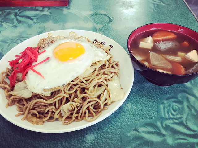 焼きそば+けんちん汁_立花屋