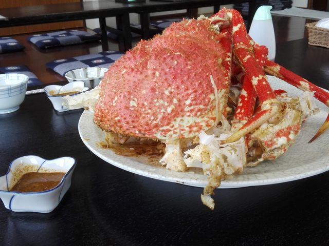 初めての高足がに_の一食堂