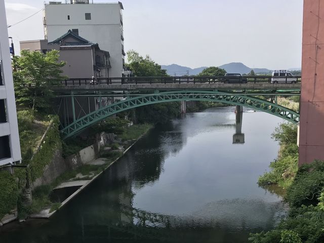 飯坂温泉を流れる川_波来湯