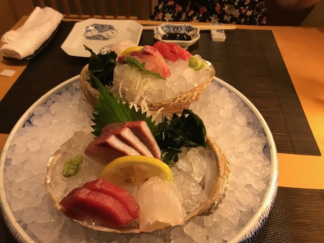 御造りも実に新鮮で満足です_花のれん