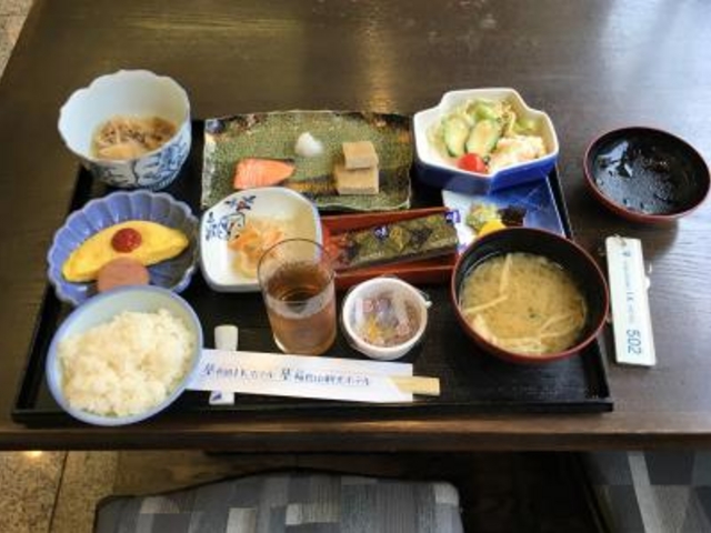 珍陀亭長崎I・Kホテル店、和定食の朝食。_珍陀亭 長崎I・Kホテル店