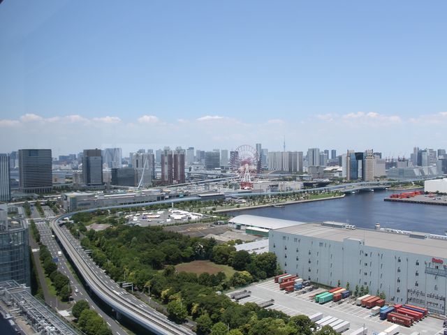 お台場方面_テレコムセンター展望室ラウンジ ViewTokyo