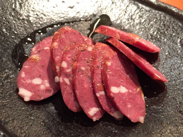 確かエゾシカのサラミだった気がします_Wine 晴 bistro
