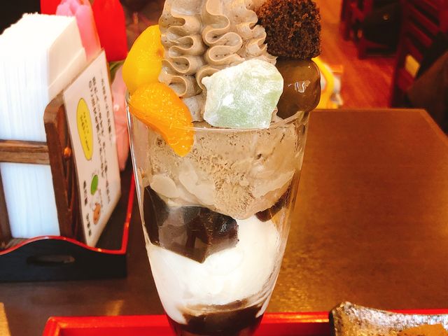 ほうじ茶パフェ_森乃園