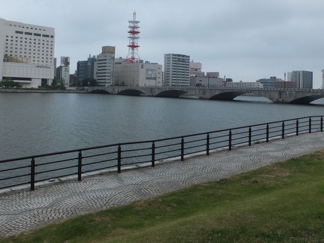 萬代橋を見に行きました_やすらぎ堤