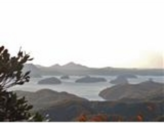 「烏帽子岳展望所から浅茅湾展望」_烏帽子岳展望台