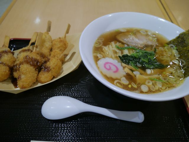 いもフライと佐野ラーメン_東北自動車道佐野サービスエリア(下り)