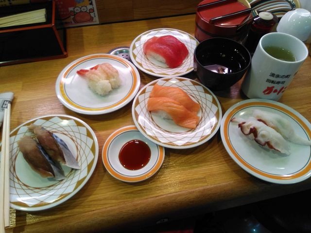 注文した寿司_回転寿司 かに源
