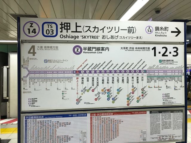 東京メトロ半蔵門線 押上<スカイツリー前>駅_東京メトロ半蔵門線 押上<スカイツリー前>駅