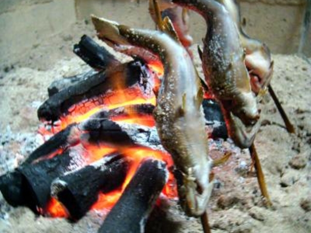 岩魚の塩焼き_吾郎平