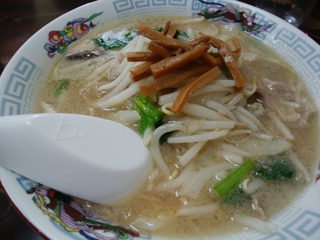 味噌ラーメン。香ばしくておいしかったです。_香来軒