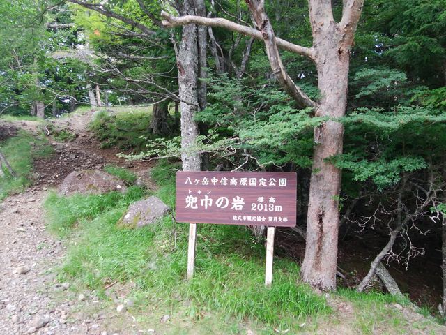 入口には看板があるが、説明は何もない_トキンの岩
