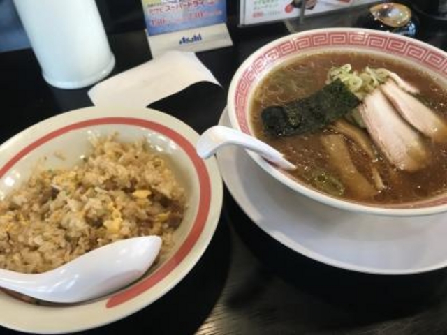 司ラーメン+半チャーハン_幸楽苑 茨島店