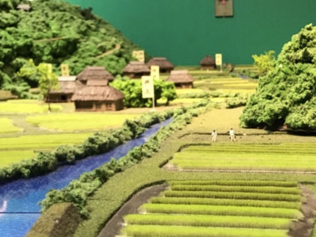 番組で使うジオラマが展示してありました。_NHKスタジオパーク