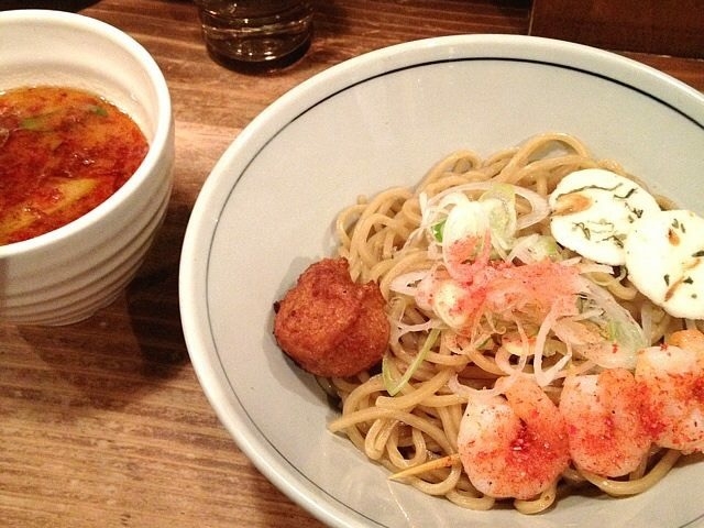 エビのつけ麺_春一家 三代目 麺宿