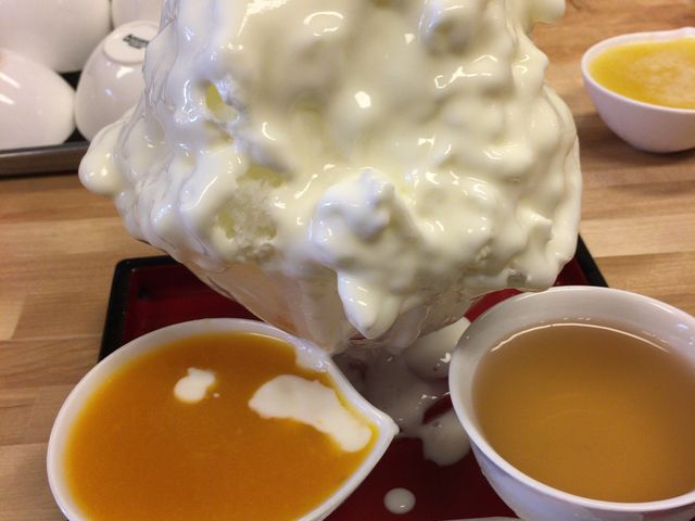 マンゴーヨーグルト_かき氷専門店 ひみつ堂