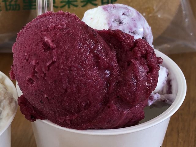 ジェラート3種盛り_アルベロ.山木農園