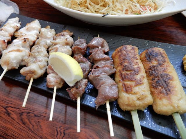 焼きあがった串焼き_串焼すぎうら