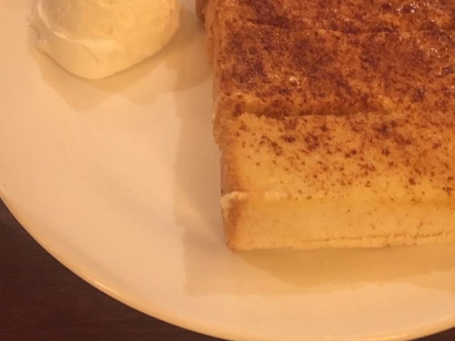 シナモントーストです。_CAFE DI ESPRESSO珈琲館 飯田橋店