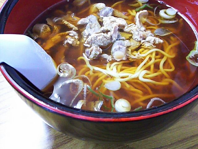 とりもつラーメン_急行食堂