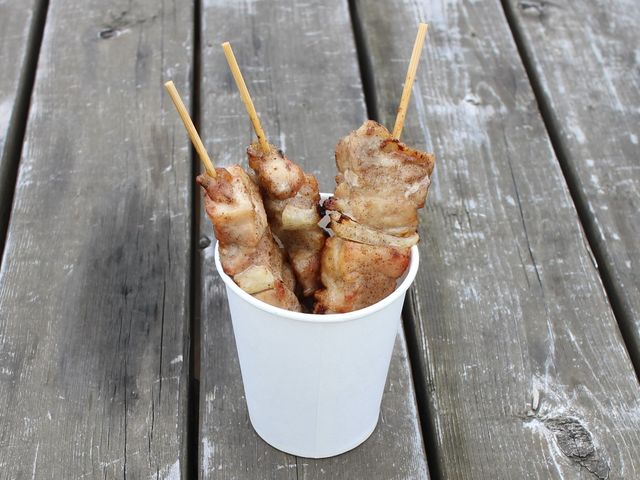 焼鳥_道の駅滝川食の館駅舎