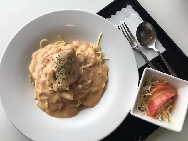 金目鯛のクリームパスタ_下田海中水族館 レストラン The Dish