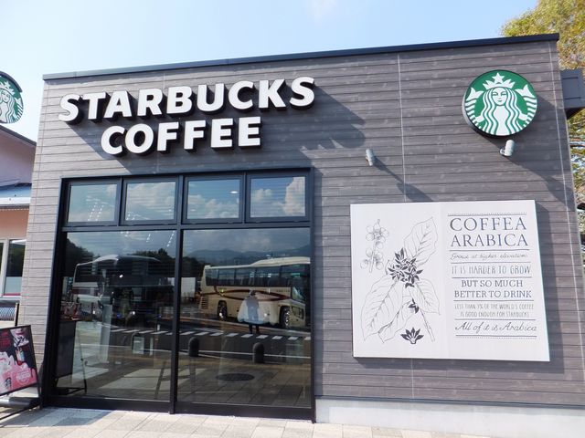SA駐車場側から撮影_スターバックス・コーヒー 多賀サービスエリア上り線店