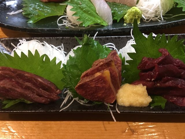 馬刺し三点盛り_風林火山