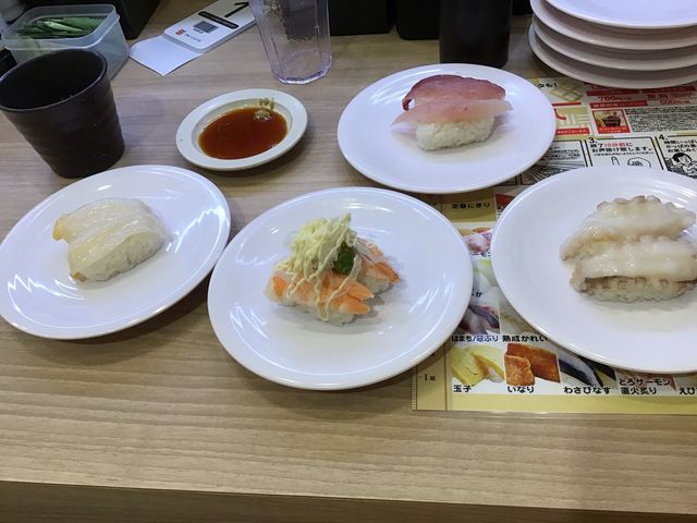 えびアボカドの、アボカドも、黒ずんでいたら嫌だけど、キレイでした!_かっぱ寿司 浜松頭陀寺店