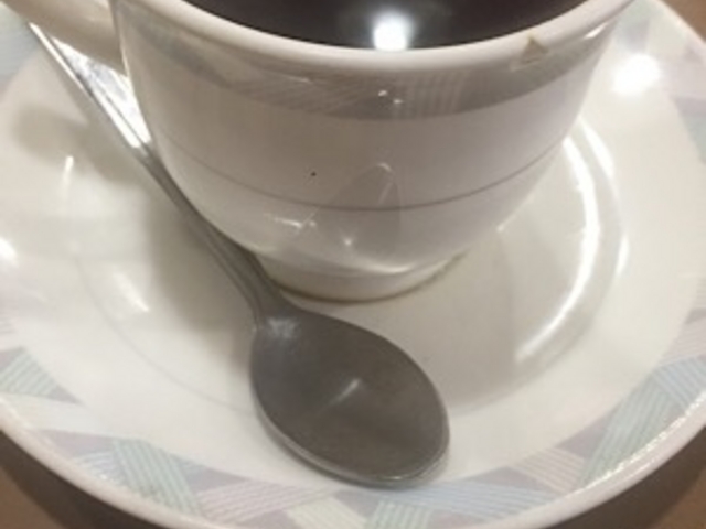 ホットコーヒーです。_メモリー赤坂