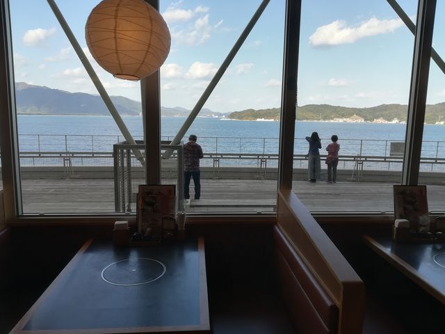 海の見える席_丹後の味処 山海屋