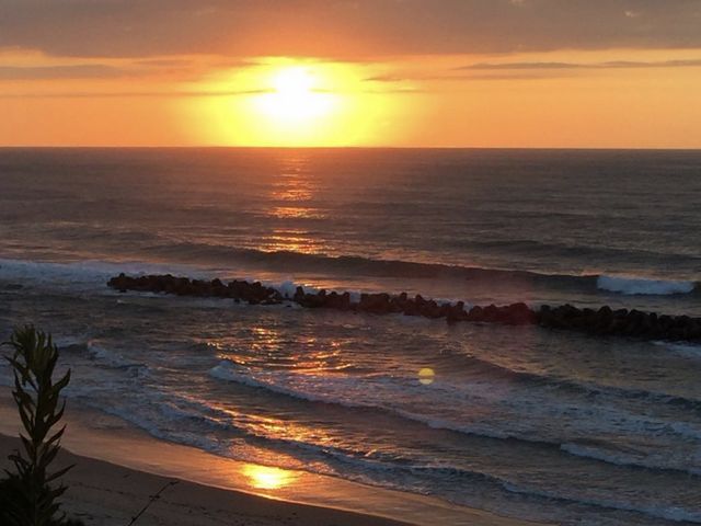 キララビーチの夕日_キララビーチ