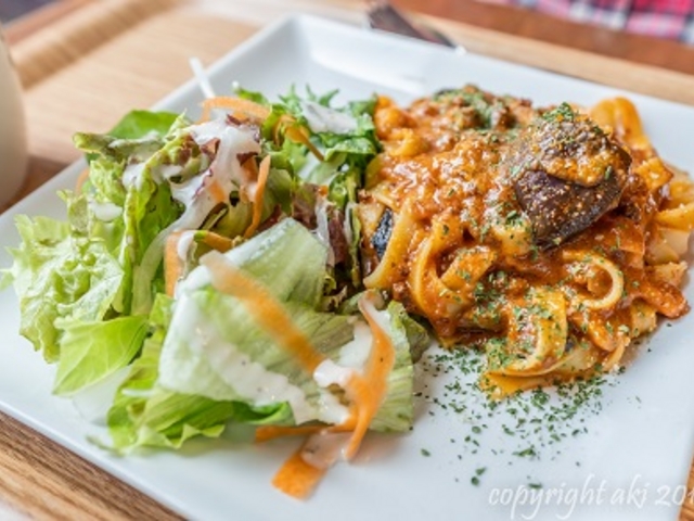 ランチセットのプレート_ろまん亭 カフェ・ド・ロマン 藻岩店