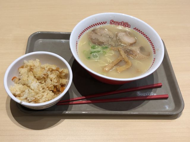 平日Bセット。_スガキヤ モリーブ守山店