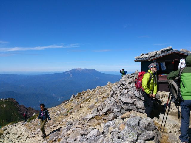 木曽駒ケ岳から御嶽山_駒ヶ岳(木曽駒ケ岳)