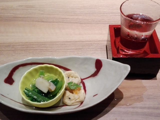 日本酒とお通し_北の旬鮮処 ねぎま