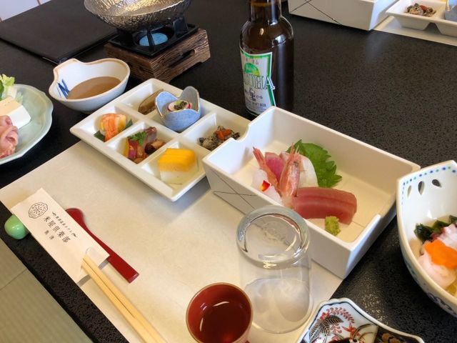 食事内容1
地ビールは別料金ですよ。648円。_奥津温泉ホテル 米屋倶楽部 奥津