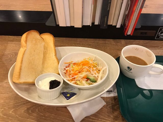 トーストモーニングセット_PRONTO プロント 福岡天神木村家ビル店