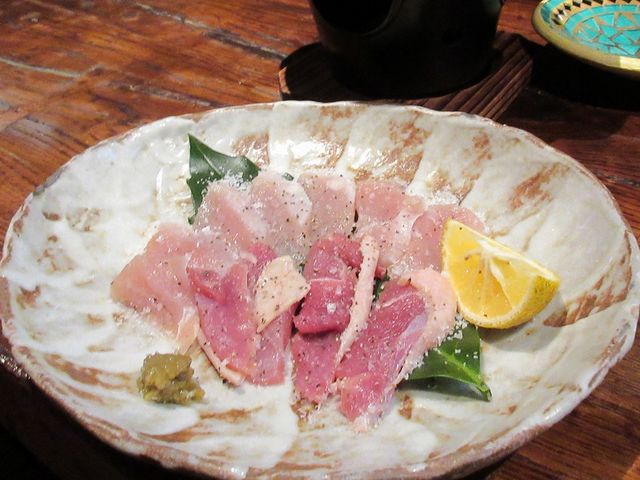 地鶏の炙り。_きんぎょ