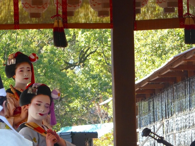 京都府京都市東山区祇園町・八坂神社 斗町の歌舞会_八坂神社