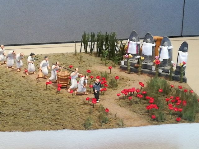 ごんぎつねの1シーンのジオラマ。_新美南吉記念館