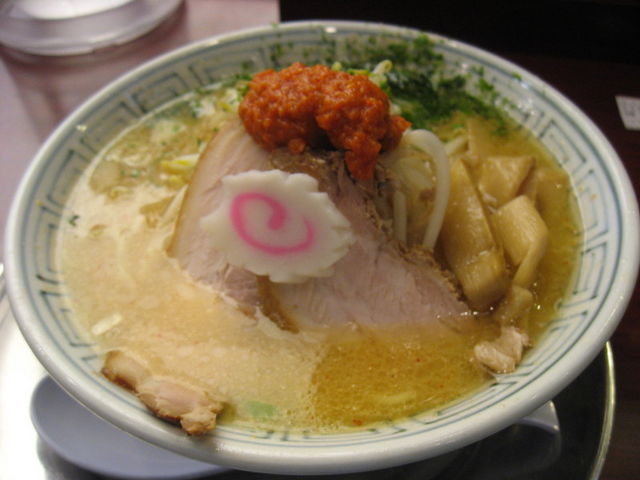 からし味噌ラーメン_ちゃーしゅうや武蔵 CoCoLo長岡駅店