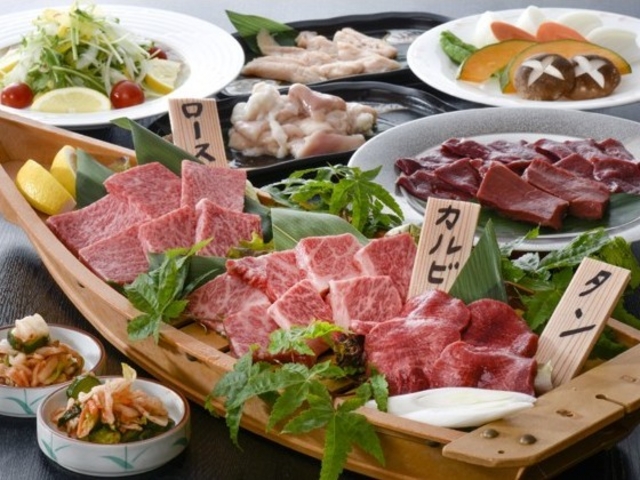 焼肉盛合わせ_山形牛焼肉専門店 舞鶴牧場
