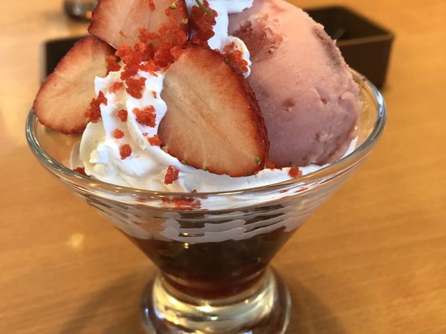 いちごフェアをやっていました。_ココス渋川店