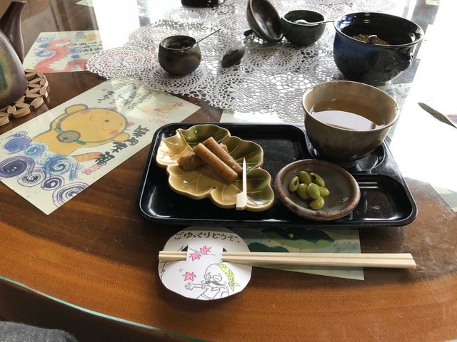 そば処さかい2(そば懐石セットの小鉢2品)_そば処さかい