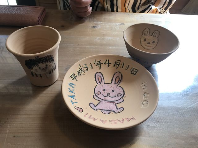 焼き上がりが楽しみです!楽しかったぁ〜_陶房 葉月