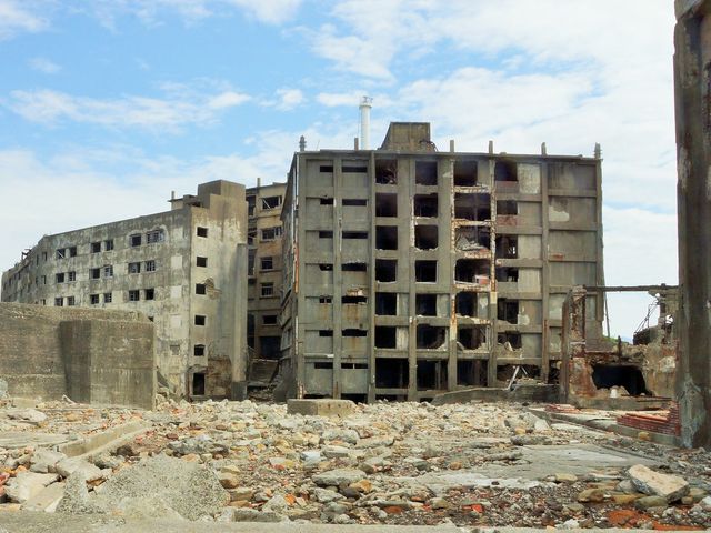 30号棟(大正5年建設の建物7階)_端島 (軍艦島)