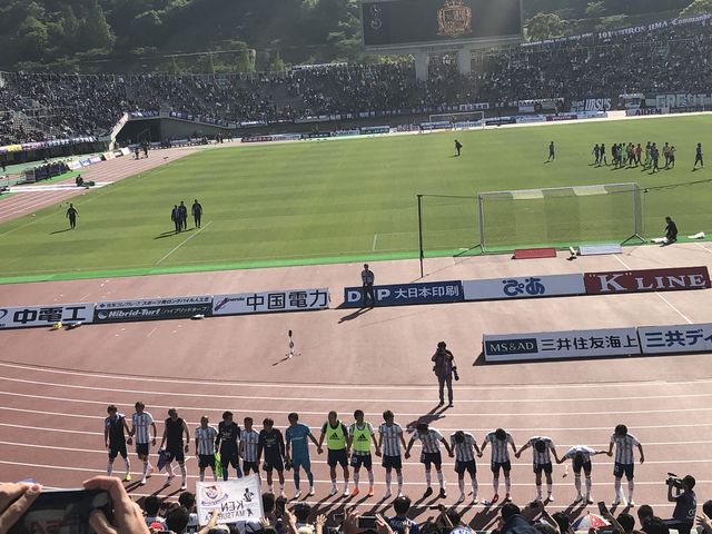 試合は勝たせていただきました。_エディオンスタジアム広島
